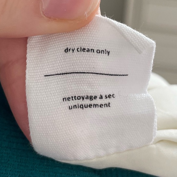 OAK + FORT Cream Minimalist Shift Dress - Picture 8 of 8